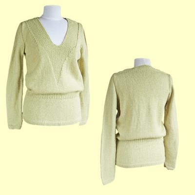 Womans green 1924 jumper