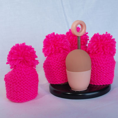 woolen egg cosy