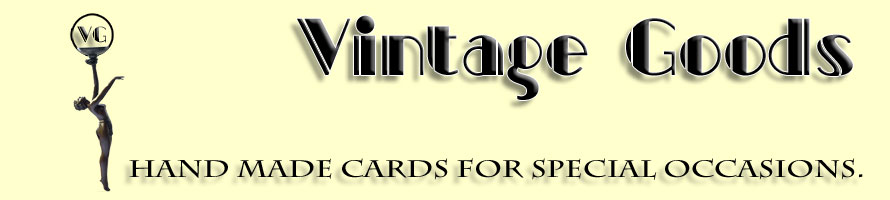 Vintage Goods Hand Made Greeting Cards