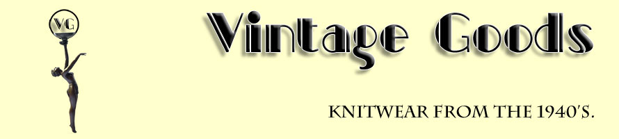 knitwear 1940 Vintage Goods